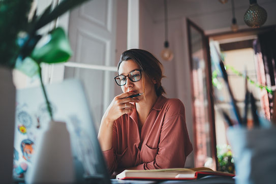 Freelance pensif